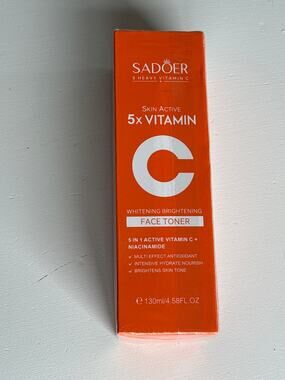 SADOER 5X Heavy Vitamin C Whitening Brightening Skin Active Face Toner -130ml